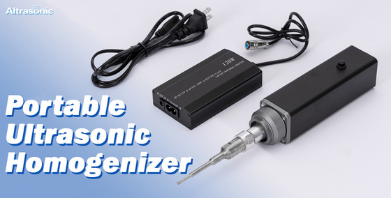 homogénisateur portatif 100W ultrasonique du laboratoire 30kHz