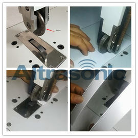 La soudeuse ultrasonique rotatoire pour le nylon de scellage/coupe a stratifié le papier filtre de tissu